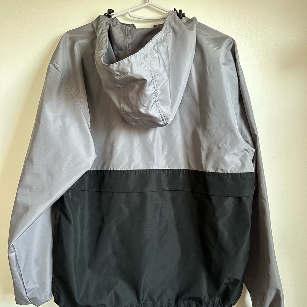 Champion Gray and Black Windbreaker Jacket